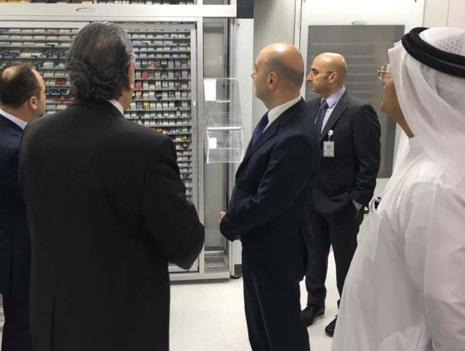 حاصباني جال في مستشفى محمد بن راشد في دبي