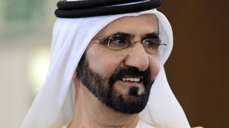 الشيخ محمد بن راشد الحاكم العربي الوحيد الذي احتفل بعيد الحب..