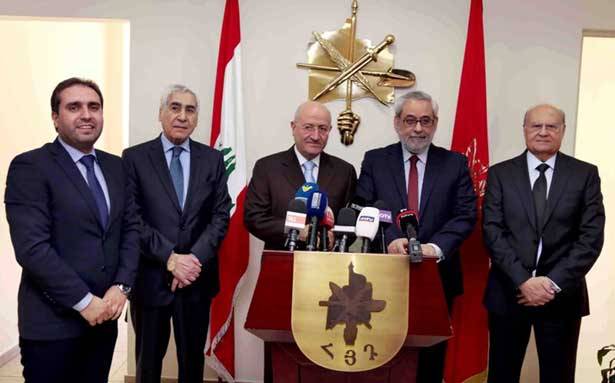 وفد من «التقدمي» زار «الطاشناق»
وتوافق على إجراء الإنتخابات في مواعيدها