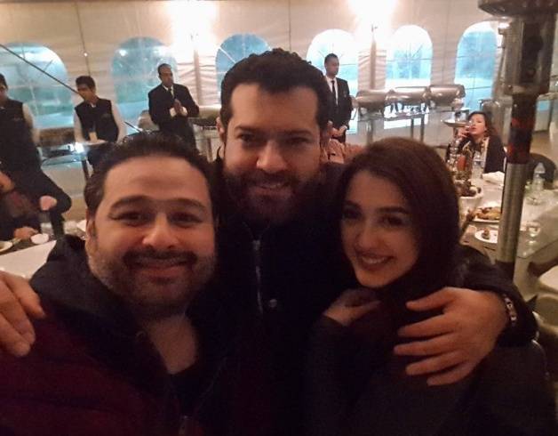 بالصور : ظهور كندة علوش وعمرو يوسف للمرة الأولى معاً بعد شهر العسل!