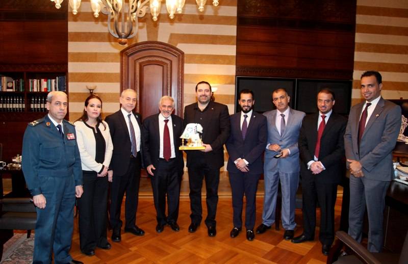 الحريري عرض مع وفد كويتي مساعدة اللاجئين