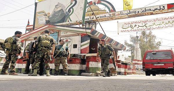 الجيش يستكمل بناء الجدار حول مخيم عين الحلوة