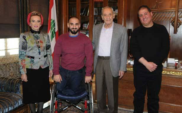 برّي استقبل البطل البارالمبي العالمي علي جواد
رندة شاركت في عشاء دعم رياضة ذوي الاحتياجات