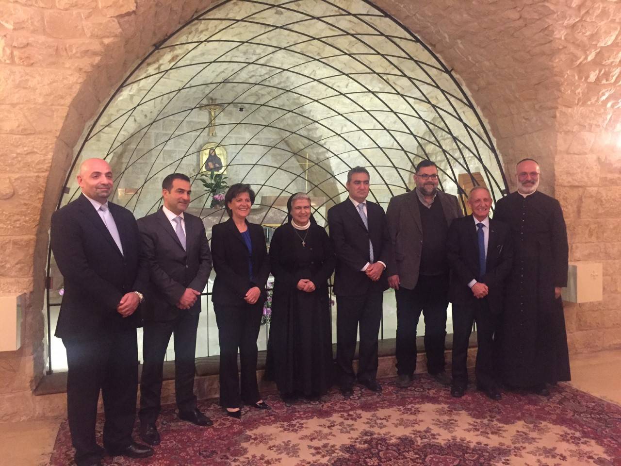 وزيرة السياحة الاردنية زارت ضريح القديسة رفقا في البترون: لتعزيز السياحة الدينية بين بلدينا