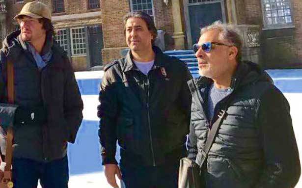 حاتم علي يستطلع  مواقع تصوير «أوركيديا»