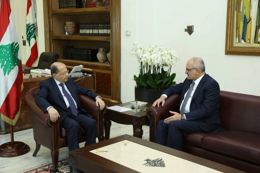 الرئيس عون إستقبل وزير المال علي حسن خليل
