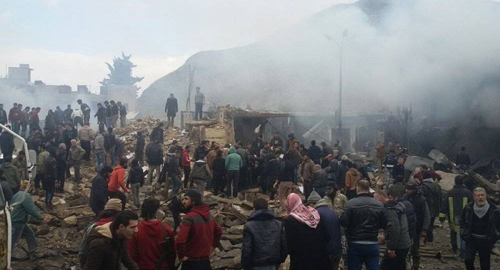 ارتفاع عدد ضحايا تفجير "الباب" لـ 45 قتيلا