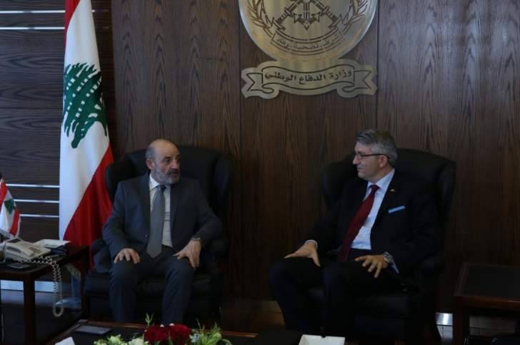 الصراف عرض مع سفير تركيا في القضايا المشتركة