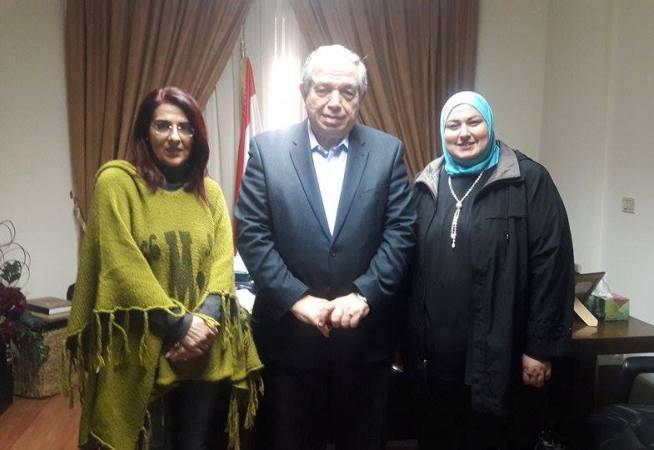 الجسر التقى وفدا من جمعية المساعدات الاجتماعية