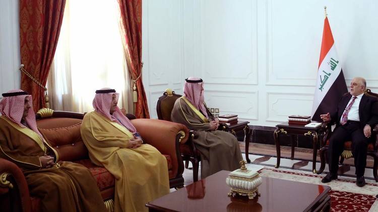 العبادي يستقبل وزير الخارجية السعودي عادل الجبير الذي يزور العراق لأول مرة