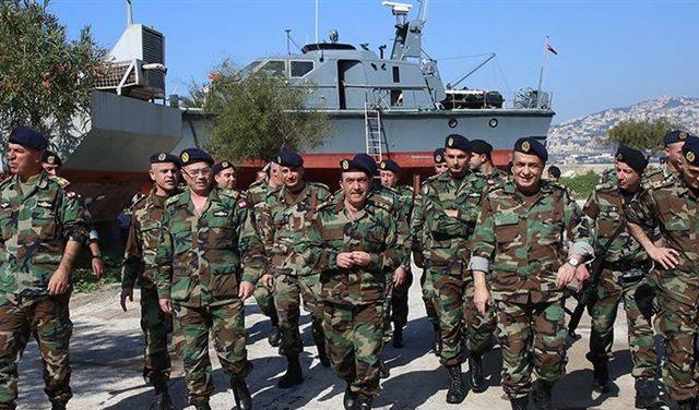 جولة لرئيس الأركان على الوحدات العسكرية في جبل لبنان