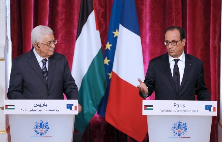 برلمانيون يتحدون هولاند: إعترف بدولة فلسطين