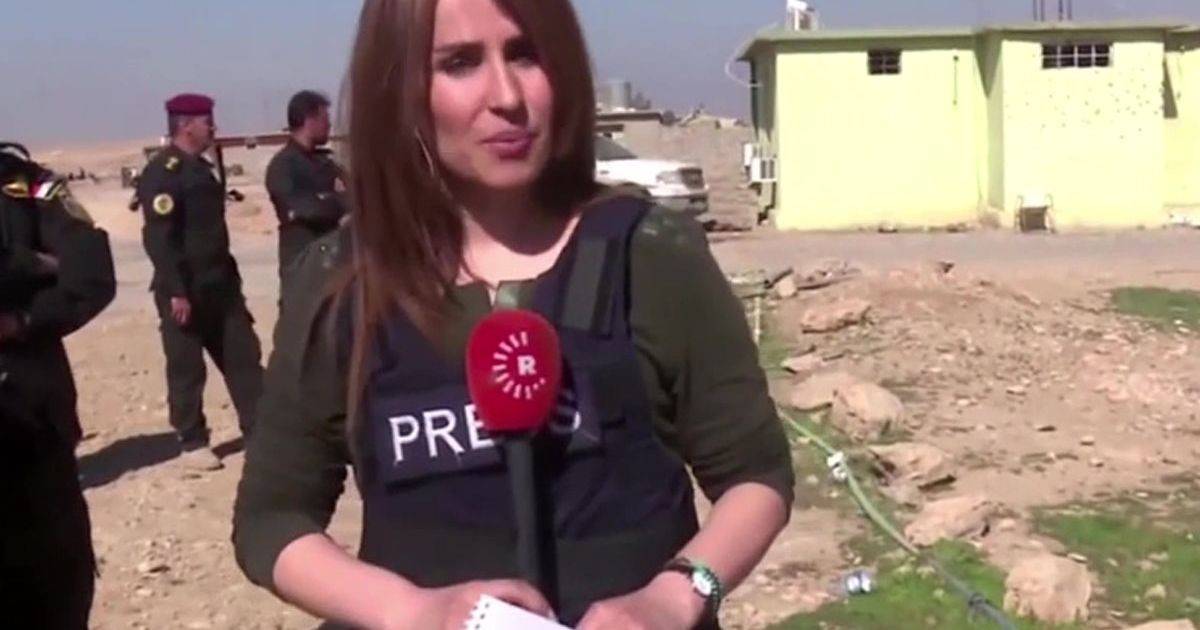 شاهد اللحظات الأخيرة للمراسلة الكردية قبل مقتلها بعبوة ناسفة