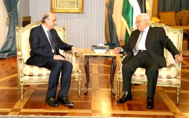 التقى السنيورة والجميّل وجعجع واتصل بسعد ثم غادر
عباس : ندعو الفلسطينيين
في لبنان ليكونوا عامل استقرار