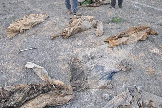 فيديو وصور مروعة لمقبرة جماعية نفذها تنظيم "داعش" في جنوب الموصل