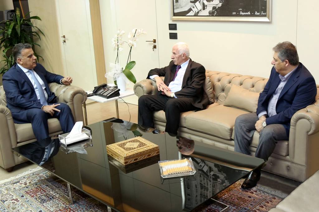 اللواء ابراهيم عرض وعزام الاحمد المستجدات الامنية في عين الحلوة
