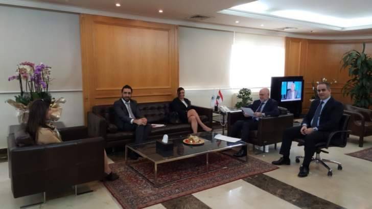 فنيانوس استقبل سفيرة قبرص والدويهي وبحث معهما التطورات والمستجدات الراهنة