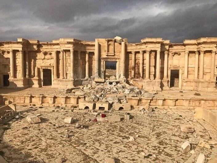 الصور الأولى بعد تحرير مدينة تدمر