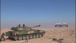 بعدسة الاعلام الحربي .. الجيش السوري وحلفائه أمام قلعة تدمر