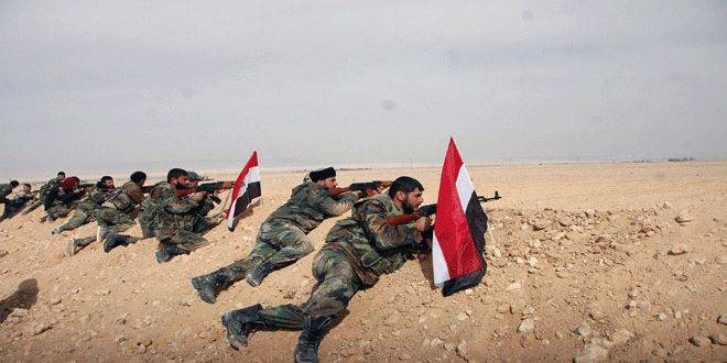 الجيش السوري بالتعاون مع القوات الرديفة يسيطر على «مثلث تدمر»