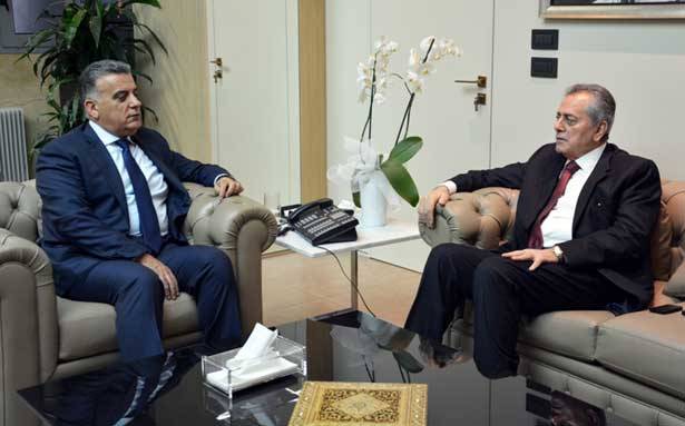 ابراهيم عرض الأوضاع مع سفيري الهند وسوريا