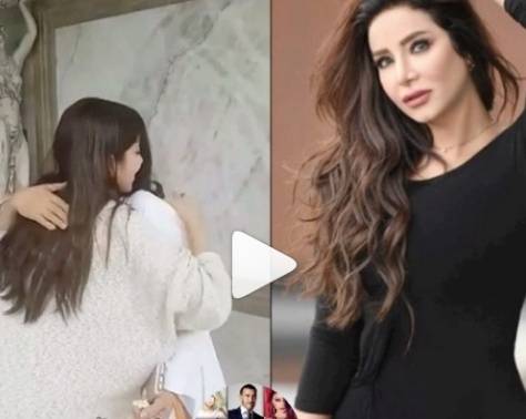 فيديو مؤثر وطريف - لجين عمران تودع والدها وآسيل عمران "تتريق"