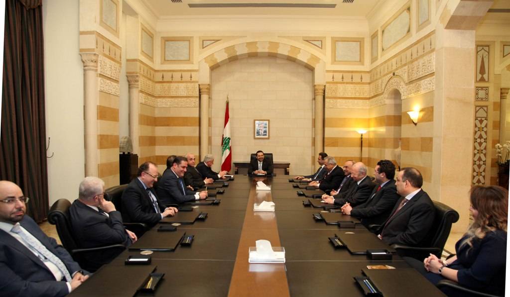 الحريري استقبل وفد الهيئة الادارية الجديدة لاتحاد العائلات البيروتية