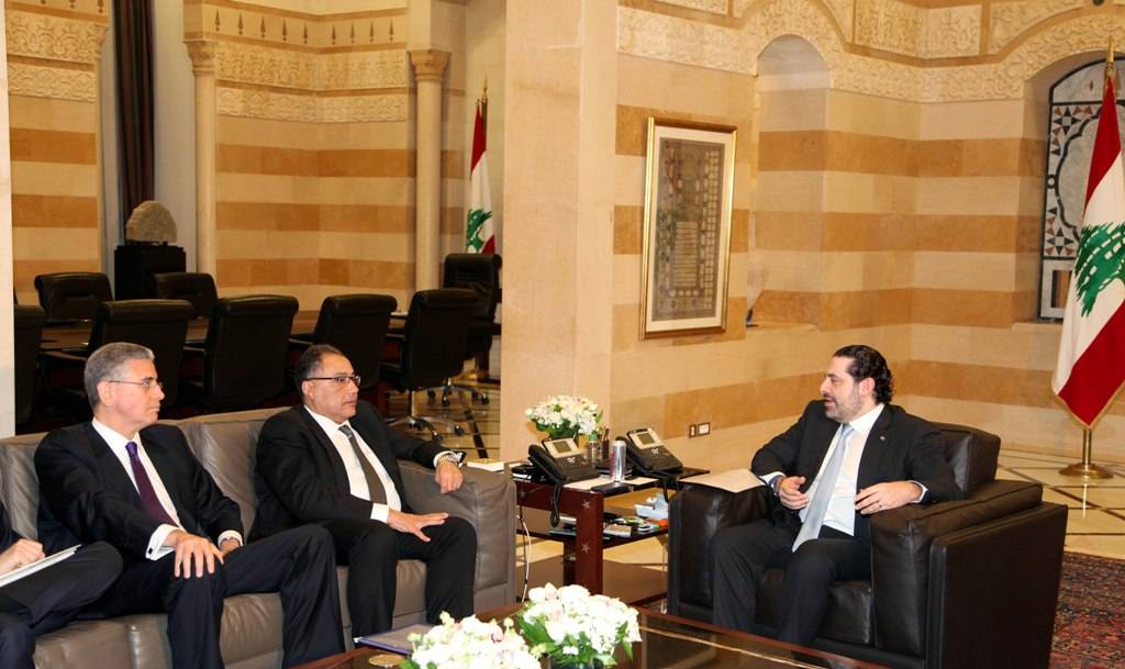 الحريري بحث مع حافظ غانم مشاريع البنك الدولي في لبنان