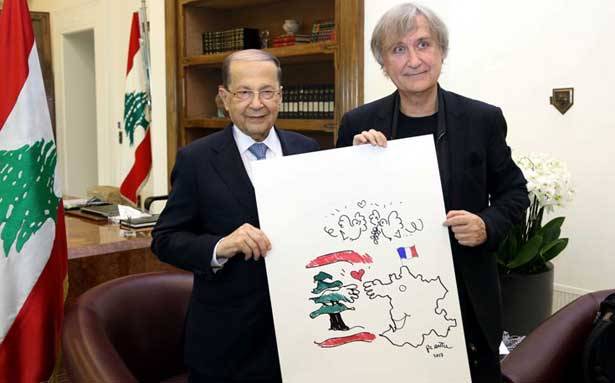 رئيس الجمهوريّة استقبل الرسام العالمي بلانتو:
لكلّ إنسان أن يُؤمن بأمر ما لإعطاء الحياة والوجود معنى
