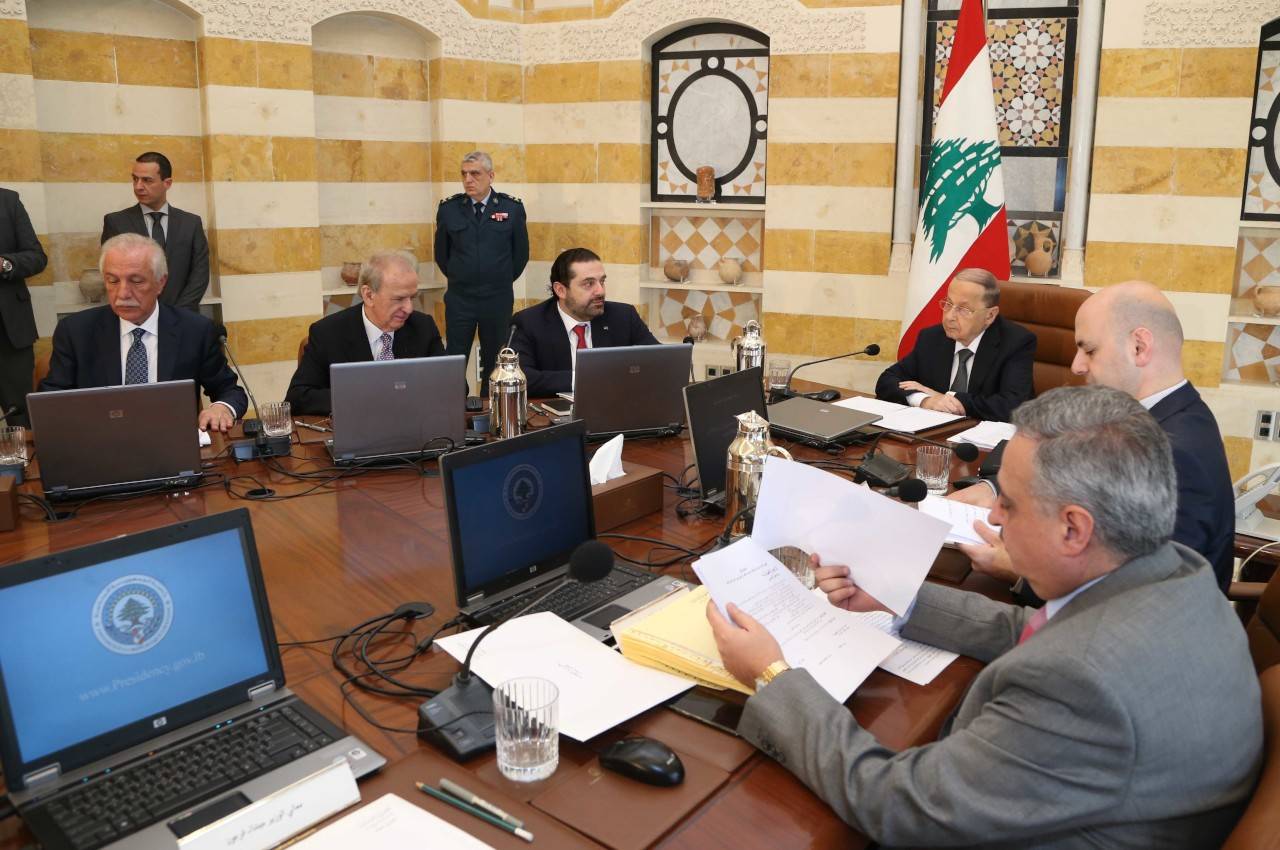 مجلس الوزراء التأم برئاسة عون في بعبدا