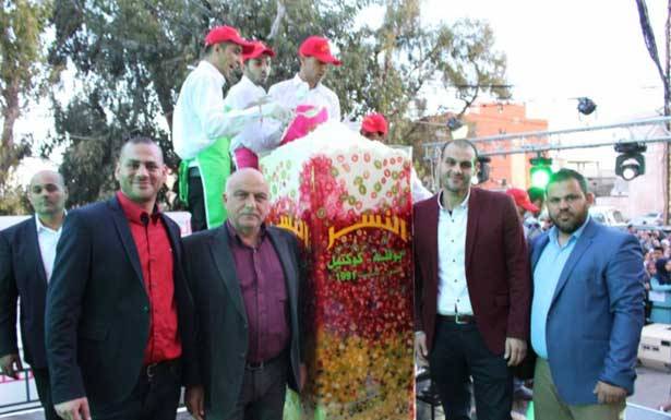 صور تدخل موسوعة «غينيس»
في أكبر كوب كوكتيل شقف