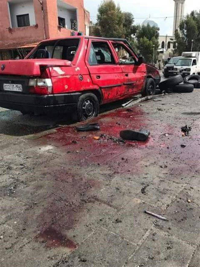بالصور القوية: استشهاد وإصابة العشرات بتفجيرين إرهابيين في منطقة باب مصلى بدمشق