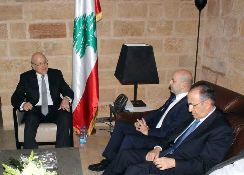 ميقاتي عرض وحاصباني وضع المستشفيات في طرابلس ولبنان
