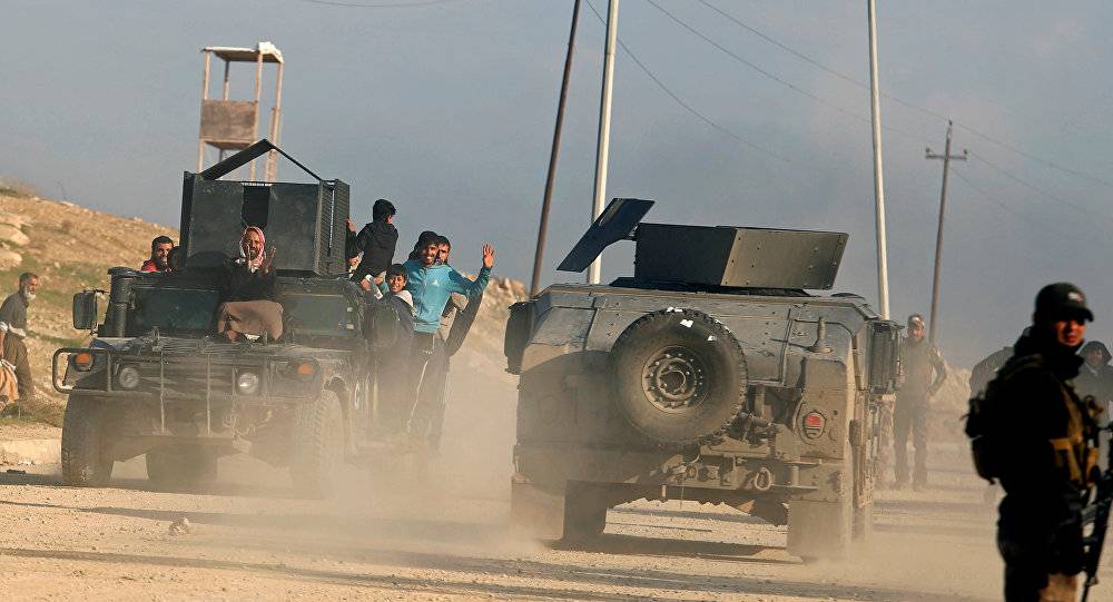 الجيش العراقي يحرر جميع قرى شرقي بادوش بالموصل