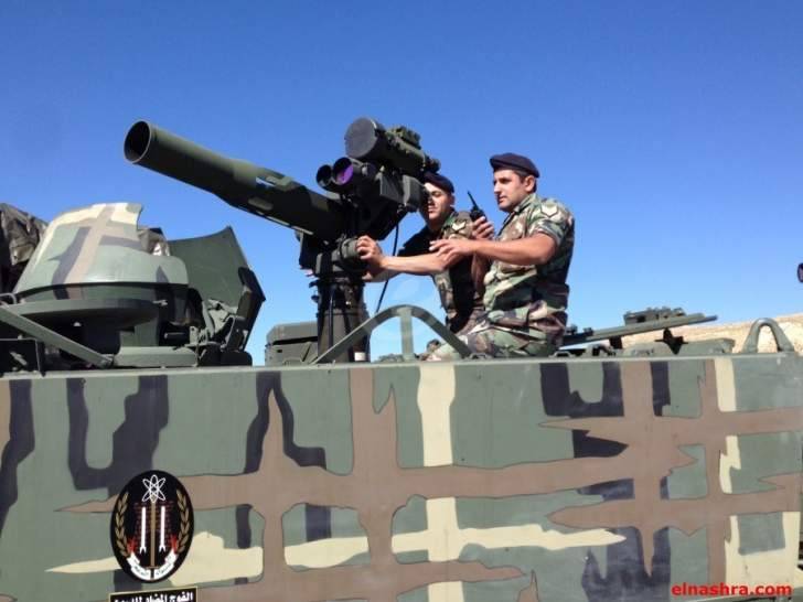 الجيش يقصف بالمدفعية مواقع المسلحين الارهابيين في جرود رأس بعلبك