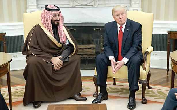لقاء بين ترامب والأمير محمد بن سلمان