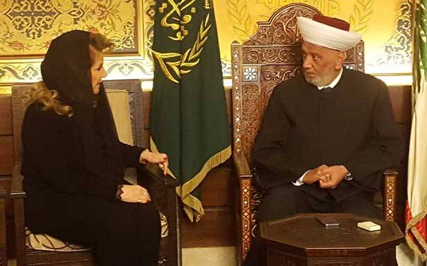 دريان استقبل ليلى الصلح ونوّه
بتقديمات مؤسسة الوليد الإنسانيّة