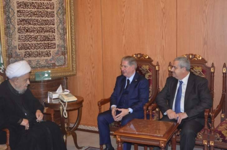 أمين الجميل التقى قبلان: لضرورة الوصول الى قانون يحقق التمثيل الصحيح
