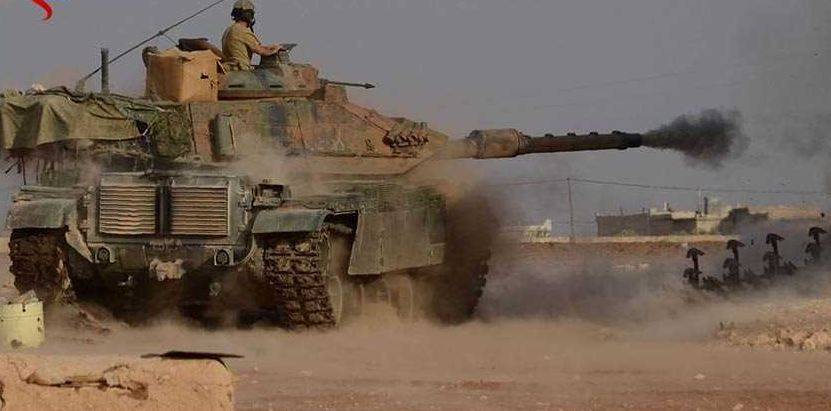 الجيش التركي يقصف قرية "نسرية" في ريف حلب بأكثر من 15 قذيفة
