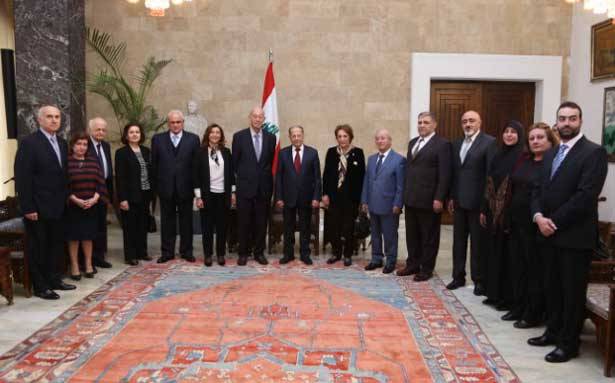 اسـتقبل الدويهي وهيئات تعنى بشؤون المرأة والطفـل
عون : لإدخال التعديلات اللازمة على قانون العنف الأسري