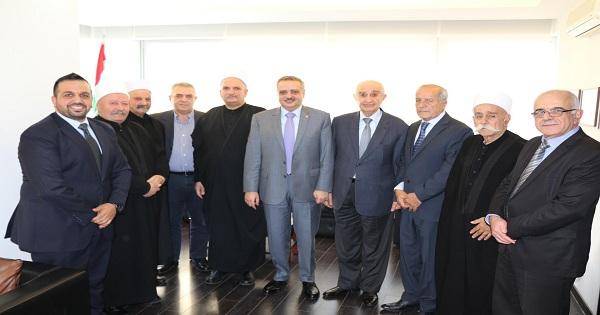 أرسلان التقى رئيس طائفة الأرمن الأرثوذكس في العراق