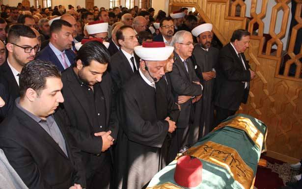 تشييع البعلبكي في مأتم حاشد في مسجد البسطة التحتا