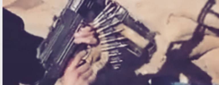 بالڤيديو : قبل إستشهاده مقاتل في حزب الله يرمي بطريقة خاصة