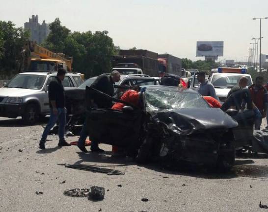 بالصورة.. حادثٌ مروِّع على أوتوستراد الرئيس لحود