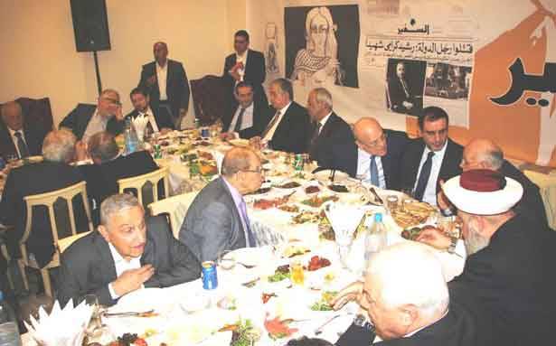 فيصل كرامي جمع اطياف طرابلس بذكرى تكريم طلال سلمان