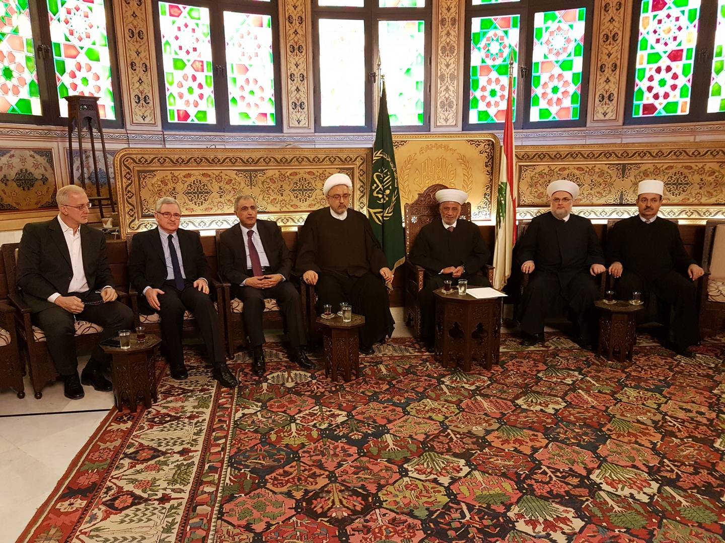 ريان بحث مع اوغاسبيان وهاشم وفرحات في اقتراحات قوانين تتعلق بأمور المحاكم الشرعية