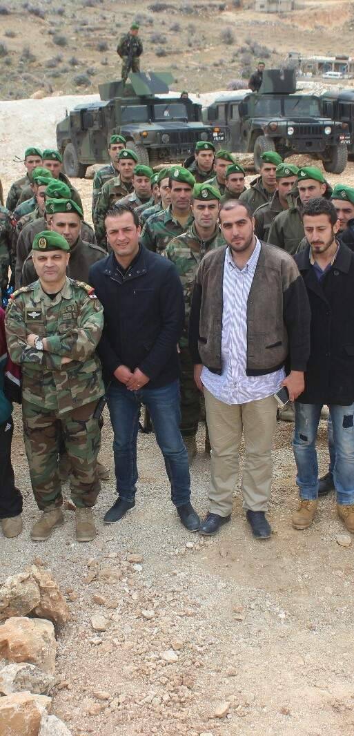أنصار الوطن زار قيادة فوج التدخل الثاني في الجيش في اللبوة -عرسال