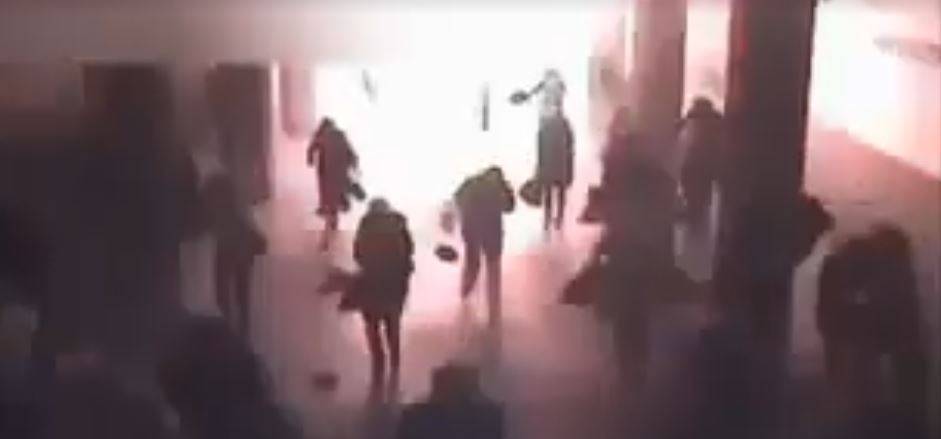 شاهد لحظة انفجارات مترو سان بطرسبورغ!!