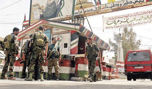 القوة الفلسطينية المشتركة تنتشر في مخيم عين الحلوة.. والسبب !