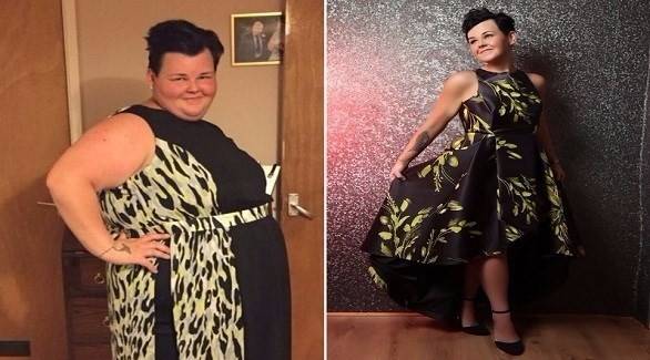خسرت 90 كيلو من وزنها خلال 13 شهراً لتصبح عارضة أزياء